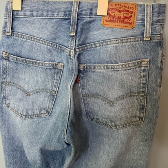 LEVI'S ‘94 Baggy Jeans. Mid Rise. 100% Cotton. Ripped Distressed. Women’s 25 - Picture 7 of 14